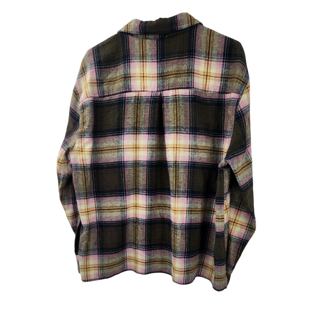 Old Navy Plaid Boyfriend Shirt - Women's Size Large - Picture 2 of 4